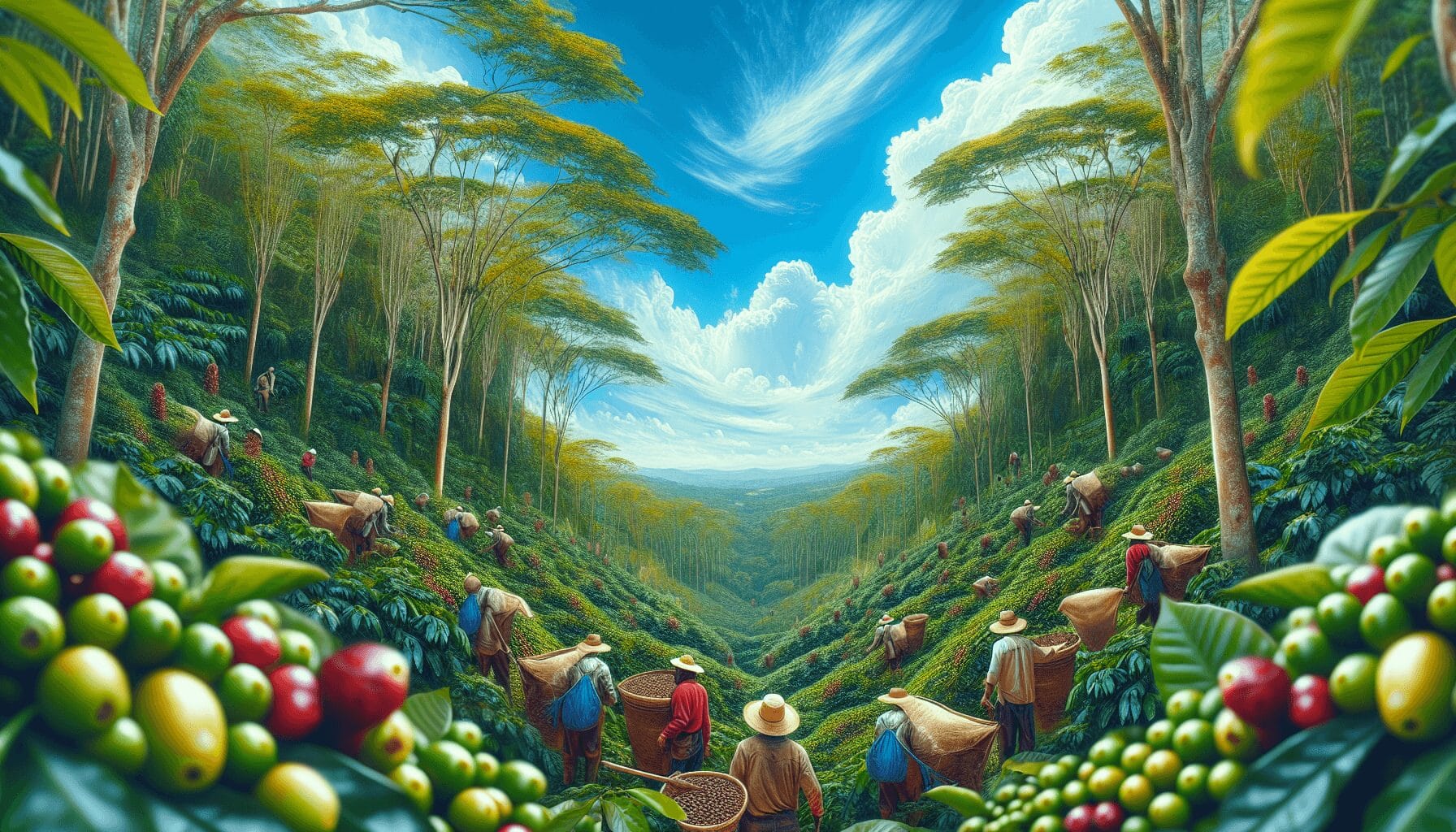 interesting fact about coffee production and industry